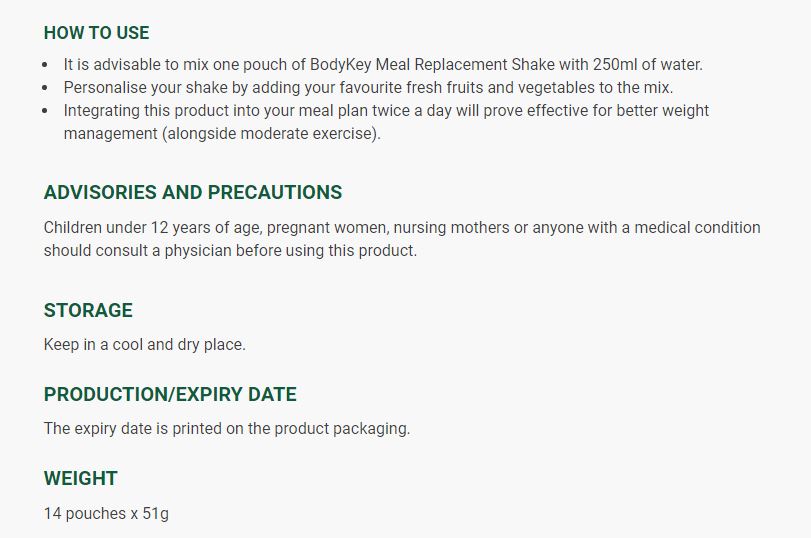 BodyKey by Nutrilite Meal Replacement Shake (Chocolate) บอดี้คีย์ รสช๊อกโกแลต อาหารเสริมลดน้ำหนัก ด้วยวิธีทดแทนมื้ออาหาร