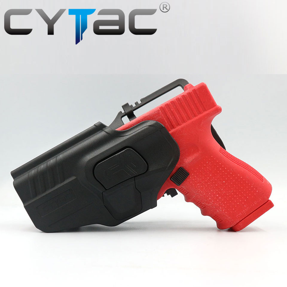 (งานแท้) ซองปืนปลดนิ้วชี้ + เพลทลดต่ำ + รัดขา ยี่ห้อ Cytac