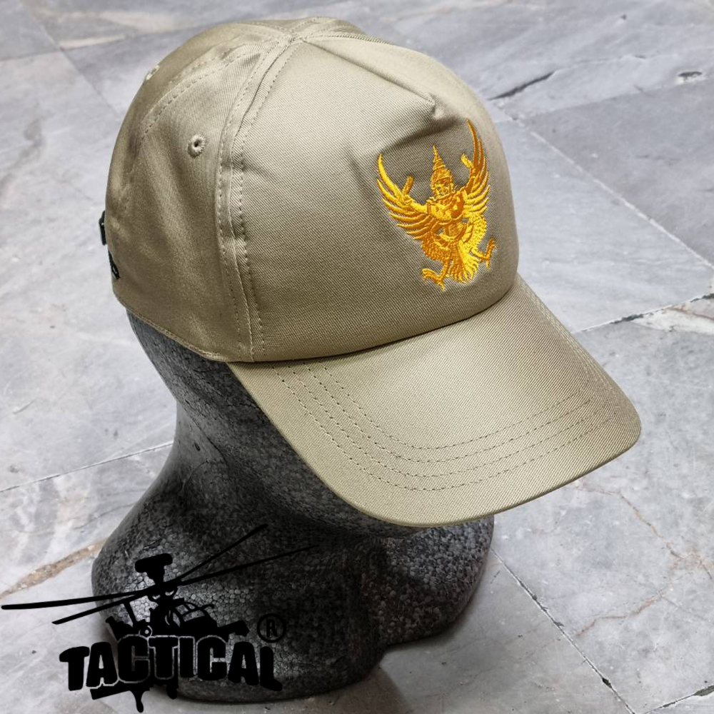 หมวกแก๊ป ข้าราชการ ตราครุฑ ซิปหลัง