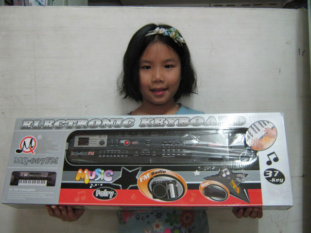 คีย์บอร์ดมีไมค์+FM