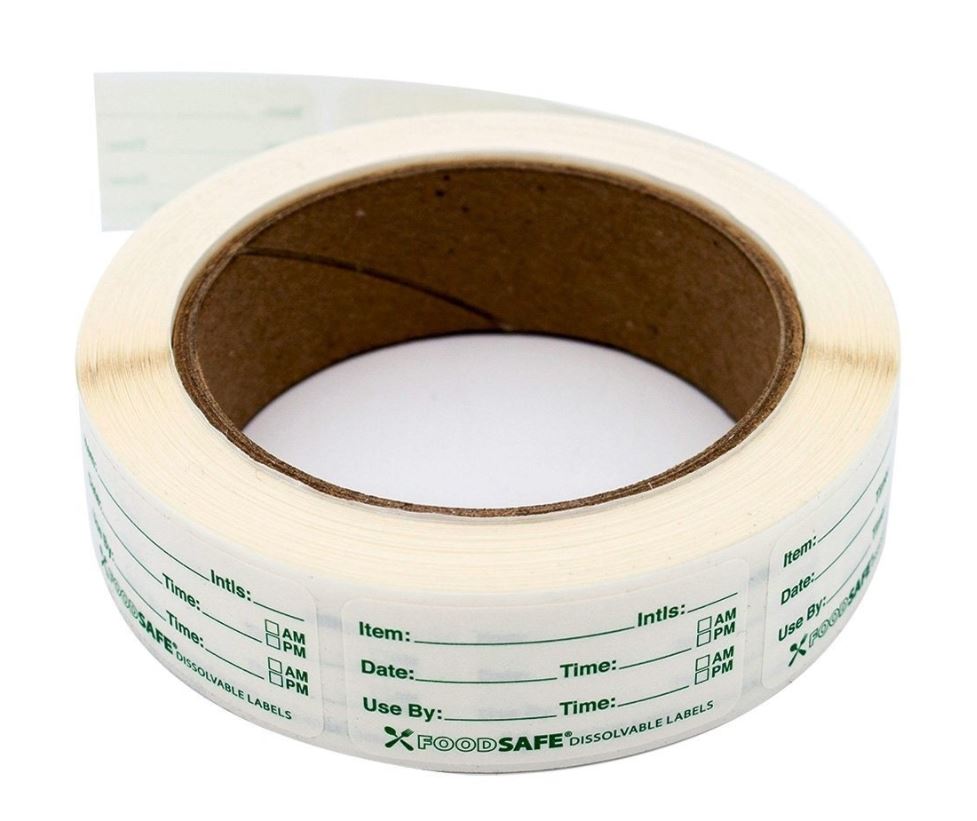 สติ๊กเกอร์แสดงวันผลิต-วันหมดอายุอาหาร 290-490 ดวง/ม้วน