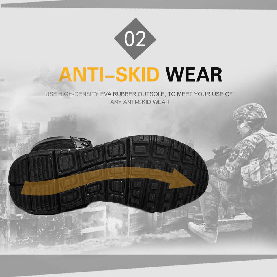 รองเท้าจังเกิ้ล CQB A1 น้ำหนักเบา (ดำ/ทราย)