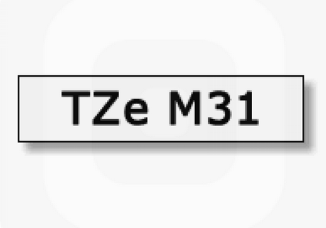 เทปพิมพ์อักษร TZE-M31