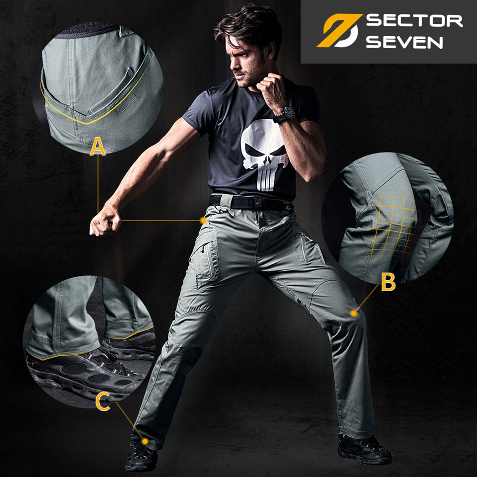 กางเกง Sector Seven IX9C เขียว ผ้าเบา ยืด กันน้ำ (ของแท้)