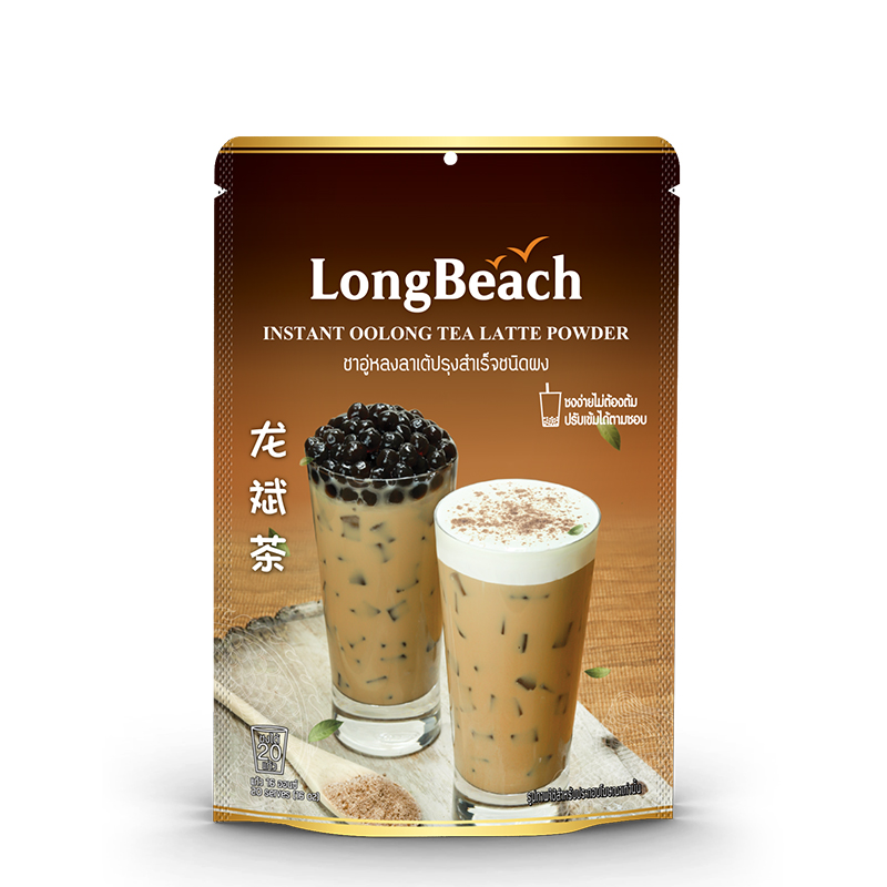 ลองบีชผงชานมอู่หลง LongBeachOoLongTeaLattePowder 300 กรัม รหัส 1070