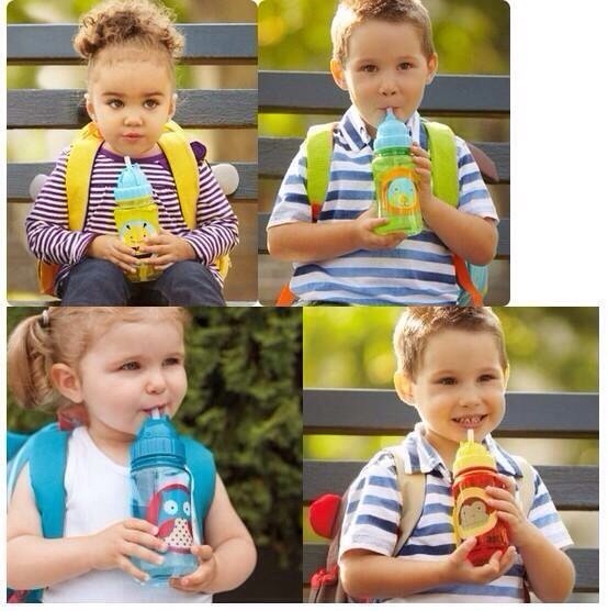 ขวดน้ำดื่ม กระติกน้ำเด็ก แบรนด์Skip Hop ลายน่ารักเหมาะกับเด็กๆค่ะ *BPA Free ปลอดภัย(ฟรีค่าจัดส่ง)