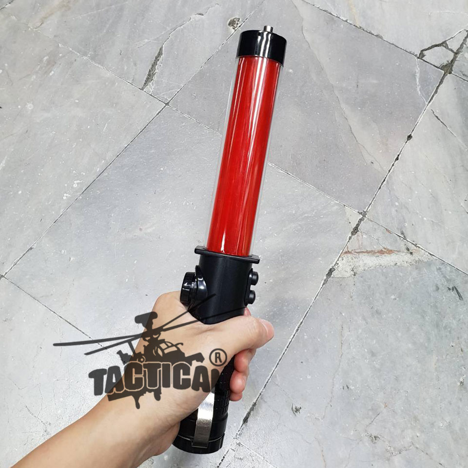 กระบองไฟจราจร สั้น (ใส่ถ่าน AA)