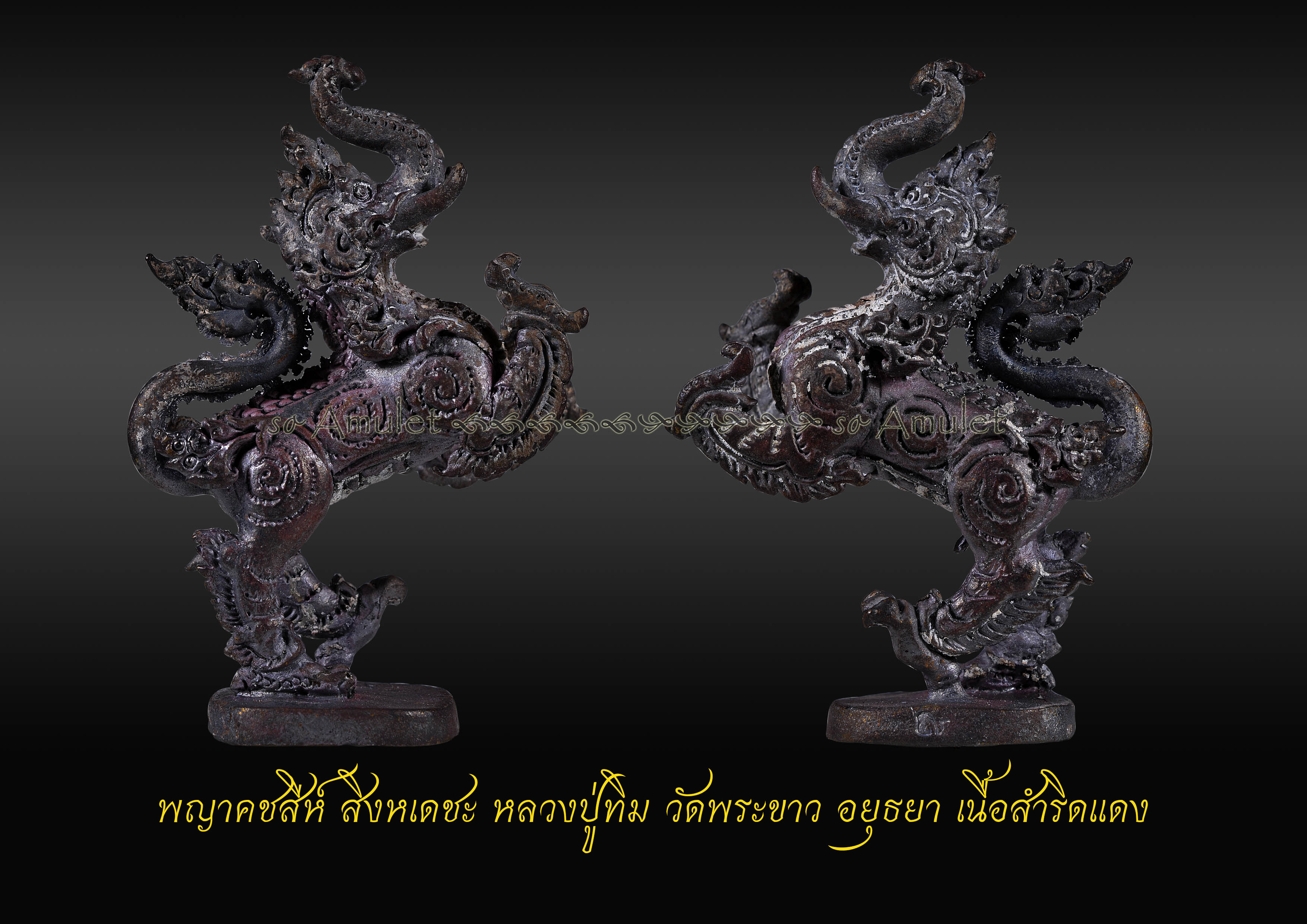พญาคชสีห์ สิงหเดชะ หลวงปู่ทิม วัดพระขาว อยุธยา เนื้อสำริดแดง
