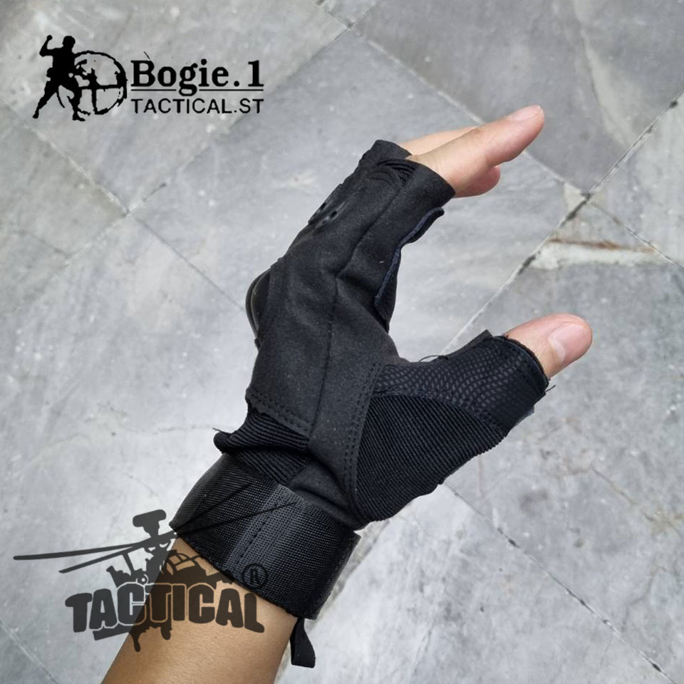 ถุงมือสนับแข็ง ครึ่งนิ้ว Bogie.1