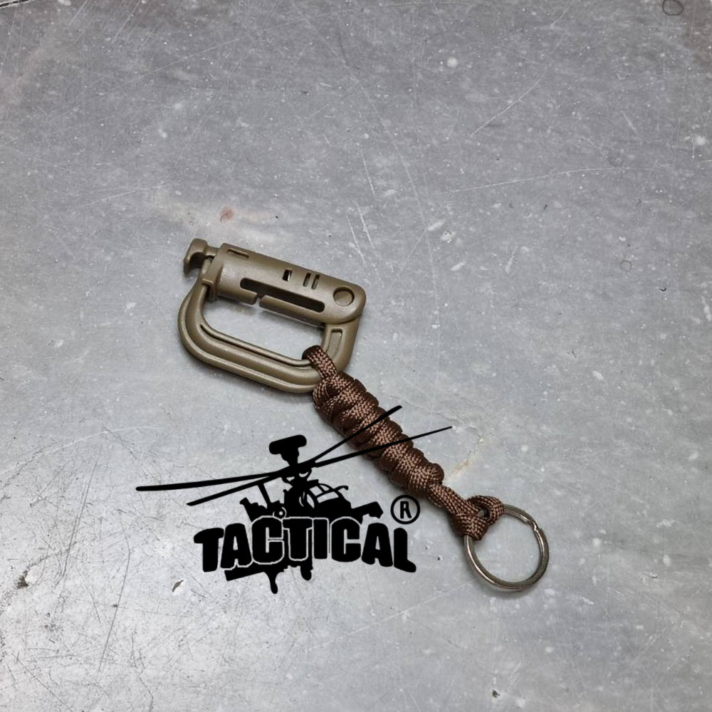 (รวม) พวงกุญแจเชือก Carabiner Tactical Link