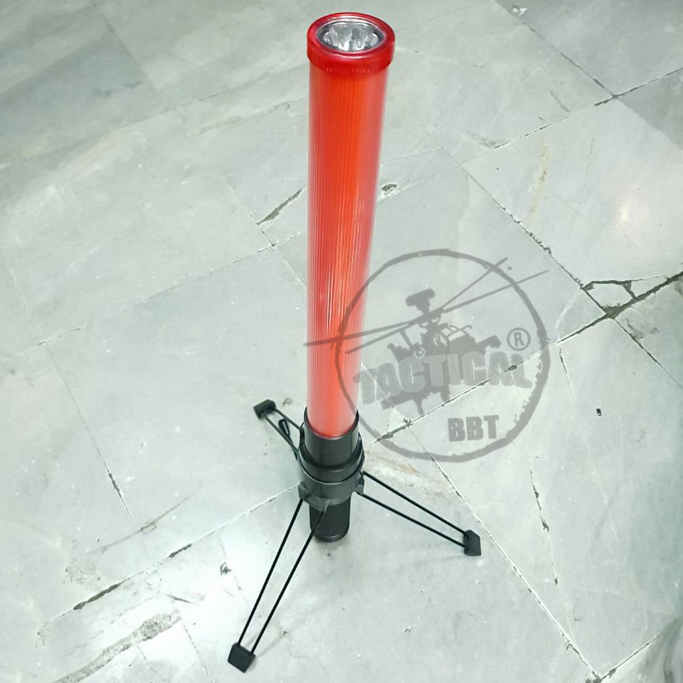 กระบองไฟจราจร มีขาตั้ง