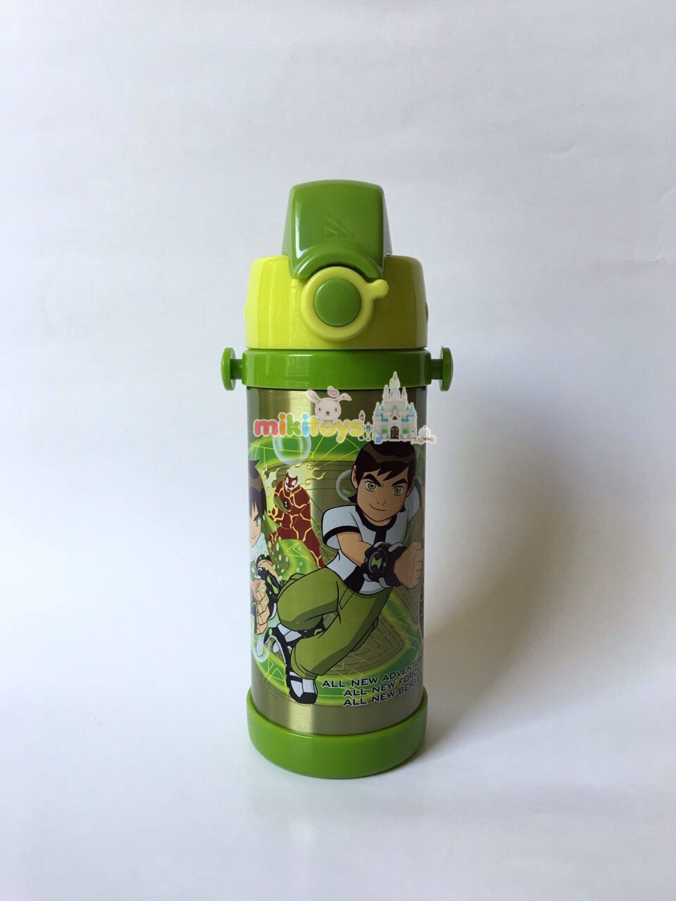 กระติกน้ำเก็บอุณหภูมิ BEN10 เบนเทน สีเขียวสุดเท่ห์ ขนาด350ml.