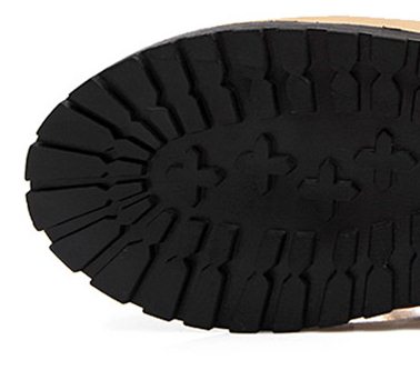 Pre Order - รองเท้ากันหนาว รองเท้าลุยหิมะ หนังPU+กำมะหยี่ ข้างในบุหนังสัตว์ สูง 12cm รอบขา 26cm สี : กากี / ดำ / ขาว ไซส์ 34 / 35 / 36 / 37 / 38 / 39 / 40 / 41 / 42