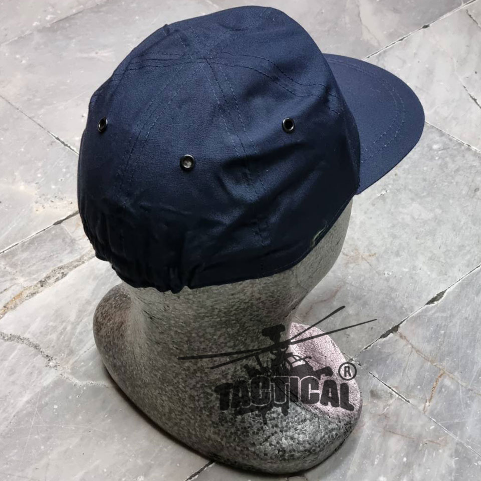 หมวกแก๊ปยางยืด ดำ/กรมท่า