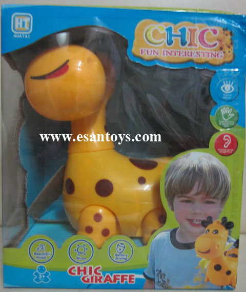 ยีราฟใส่ถ่านชนถอย