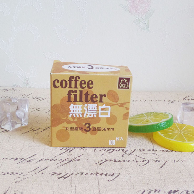กระดาษกรองกาแฟ มอคค่าพอท ขนาด 3 คัพ (56mm จำนวน 100แผ่น) สีน้ำตาล จำนวน 1 กล่อง รหัส 1561