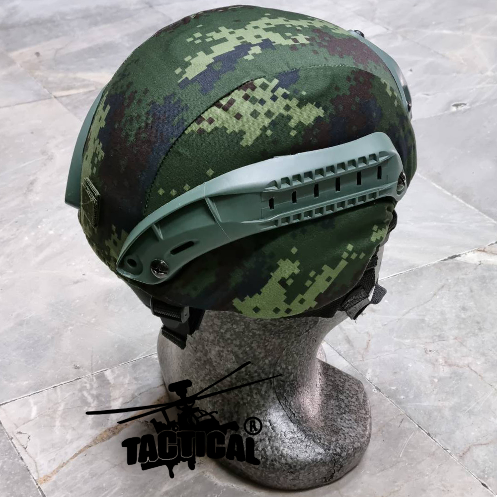 หมวก Mich 2000 พร้อมผ้าคลุม