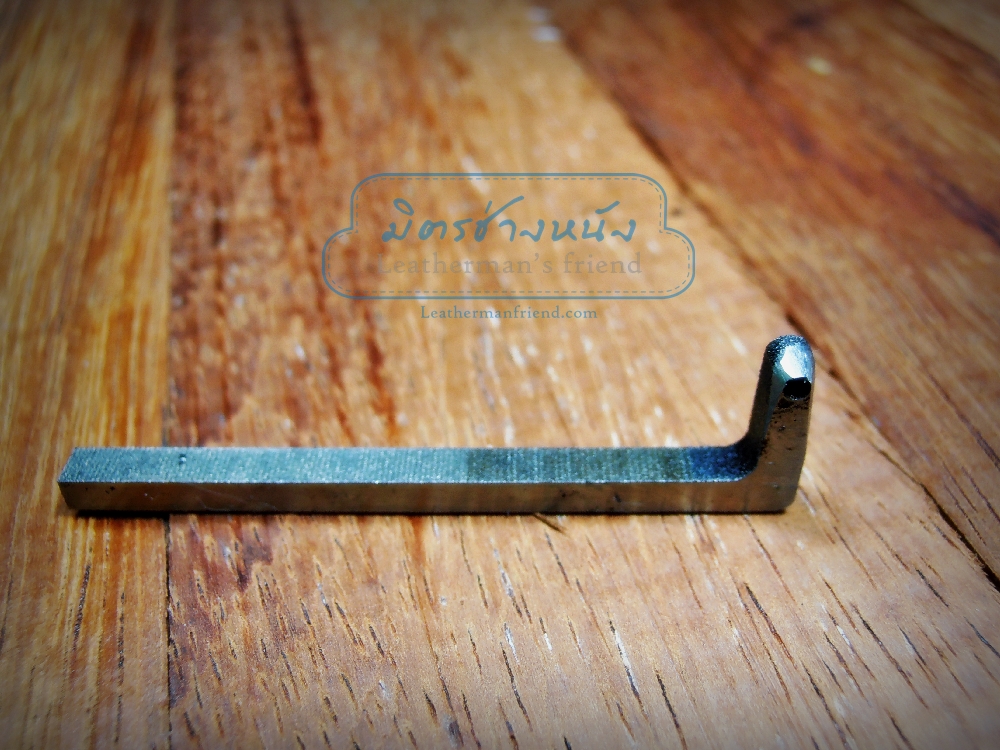 ก้านขูดตัว L ของที่ขูดฝังด้ายเทียน A25 แบบเหล็กแข็ง