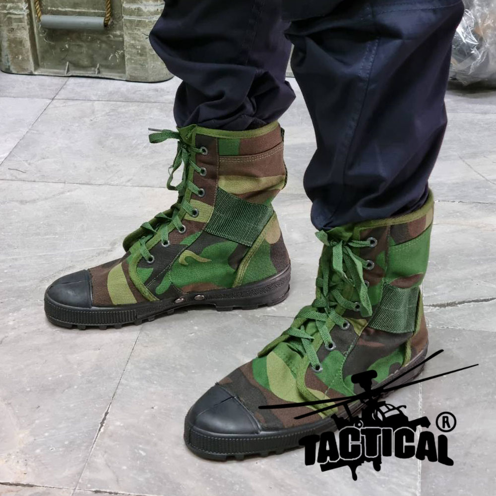 รองเท้าเดินป่า พรางทหาร