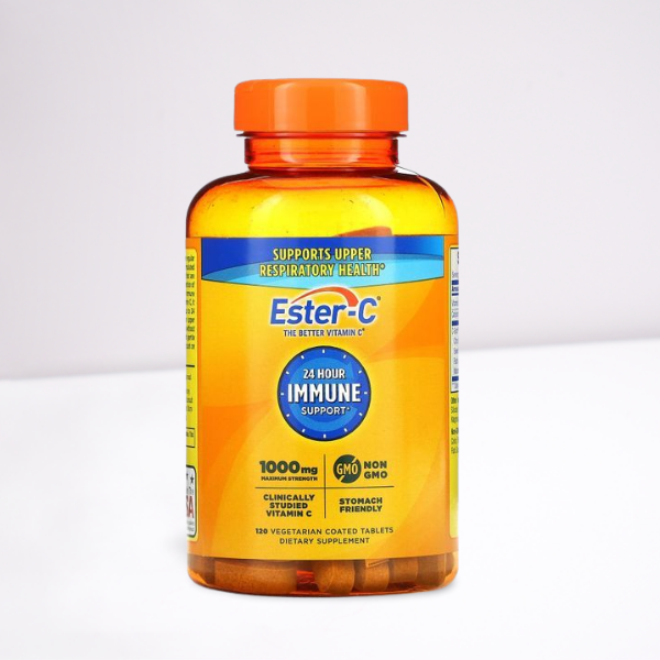 Ester-C 24 hr Immune Support 1000 mg วิตามินซี เข้มข้น 1000 mg ไม่กัดกระเพาะ เพิ่มภูมิต้านทาน 24 ชั่วโมง