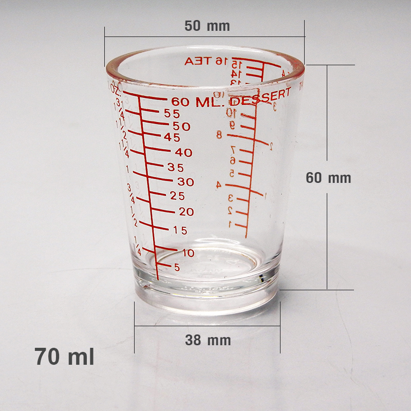 แก้วตวงพลาสติก 2 ออนซ์ รหัส 1610-566