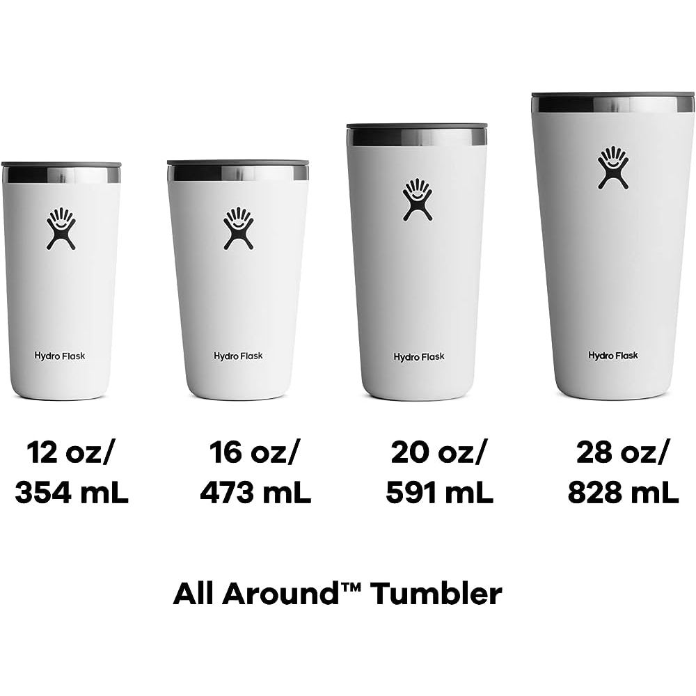 28OZ ใหญ่!! HYDRO FLASK รุ่น ALL AROUND TUMBLERS ไฮโดรฟลาสก์ ขนาด 28 oz 828 ml แก้วสูญญากาศ เก็บความร้อน-เย็น มีฝาปิด
