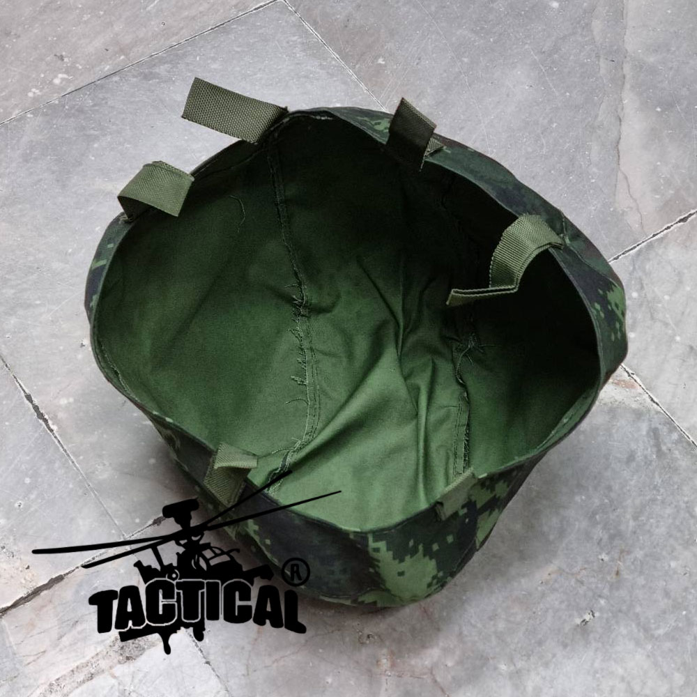 ผ้าคลุมหมวกคอบร้า มีสายรัดแว่น ช่องใส่แผนที่