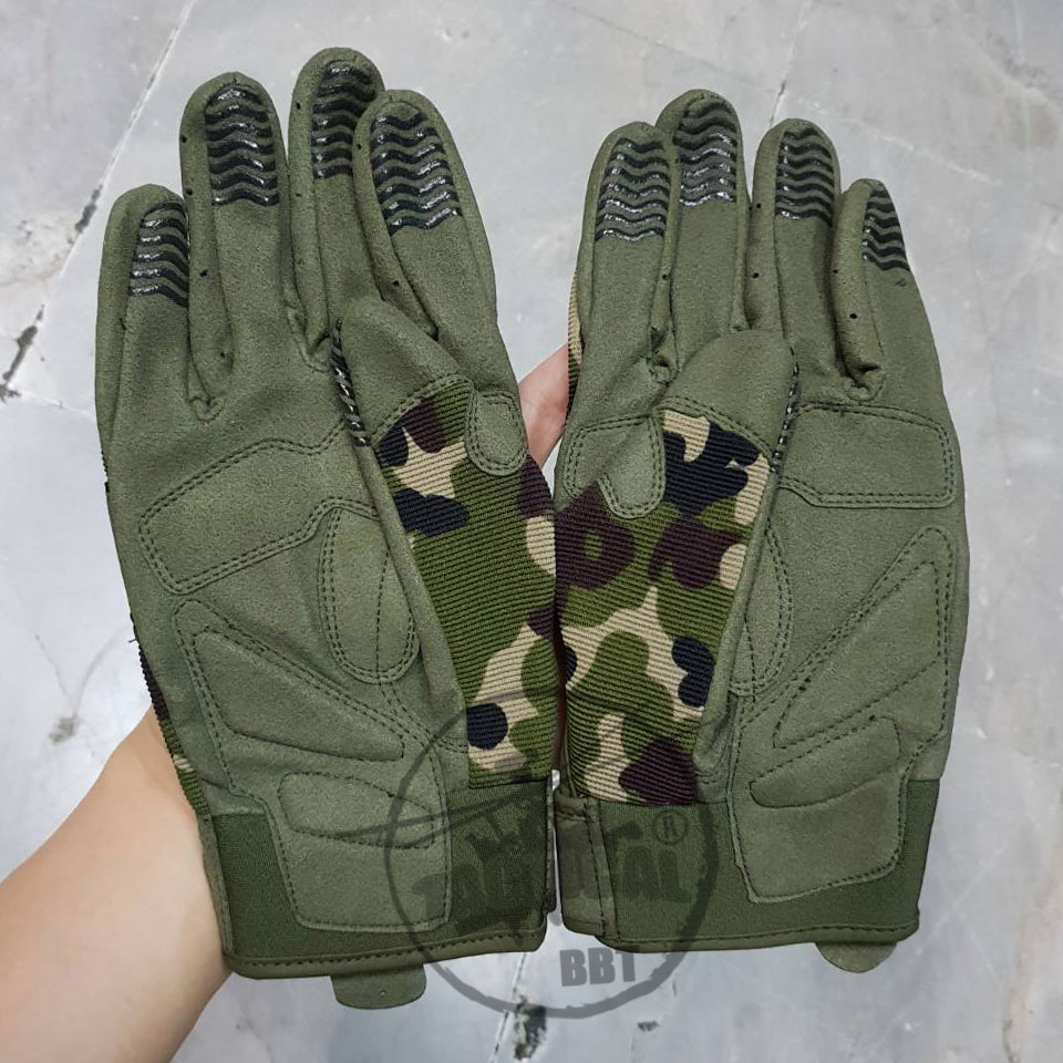 ถุงมือสนับเต็มนิ้ว มีรูระบาย