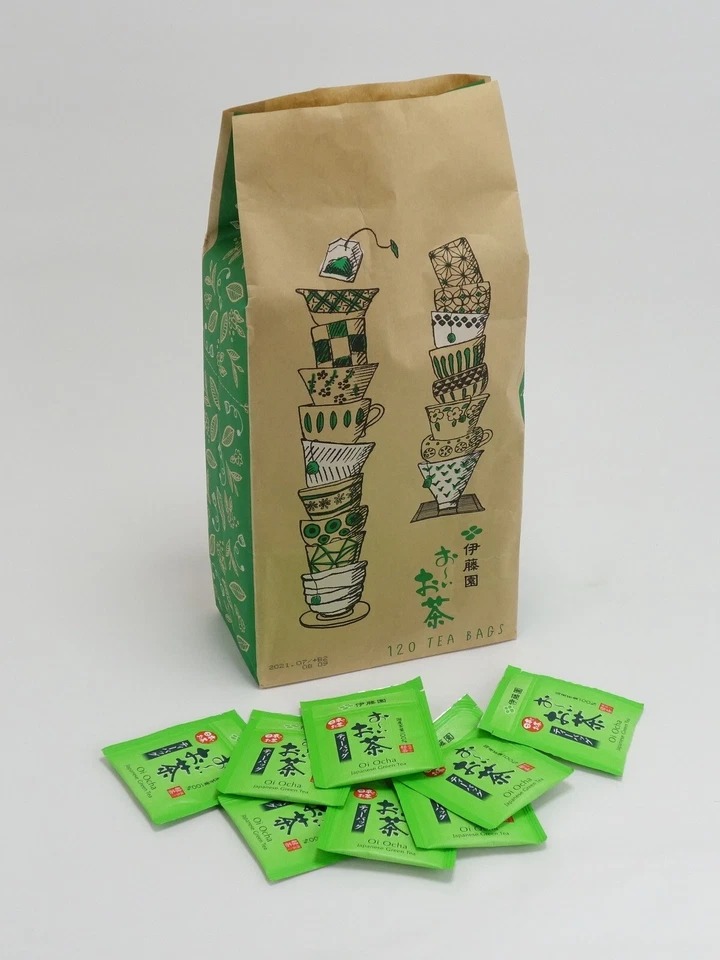 Itoen Oi Tea Green TeaMatcha1.8 g ชาเขียว ชนิด ชาขักซอง อีโตเอ็น ไอจิ โอฉะ มัจฉะ บรรจุแยกชิ้น พกพาสะดวก ดีต่อสุขภาพ