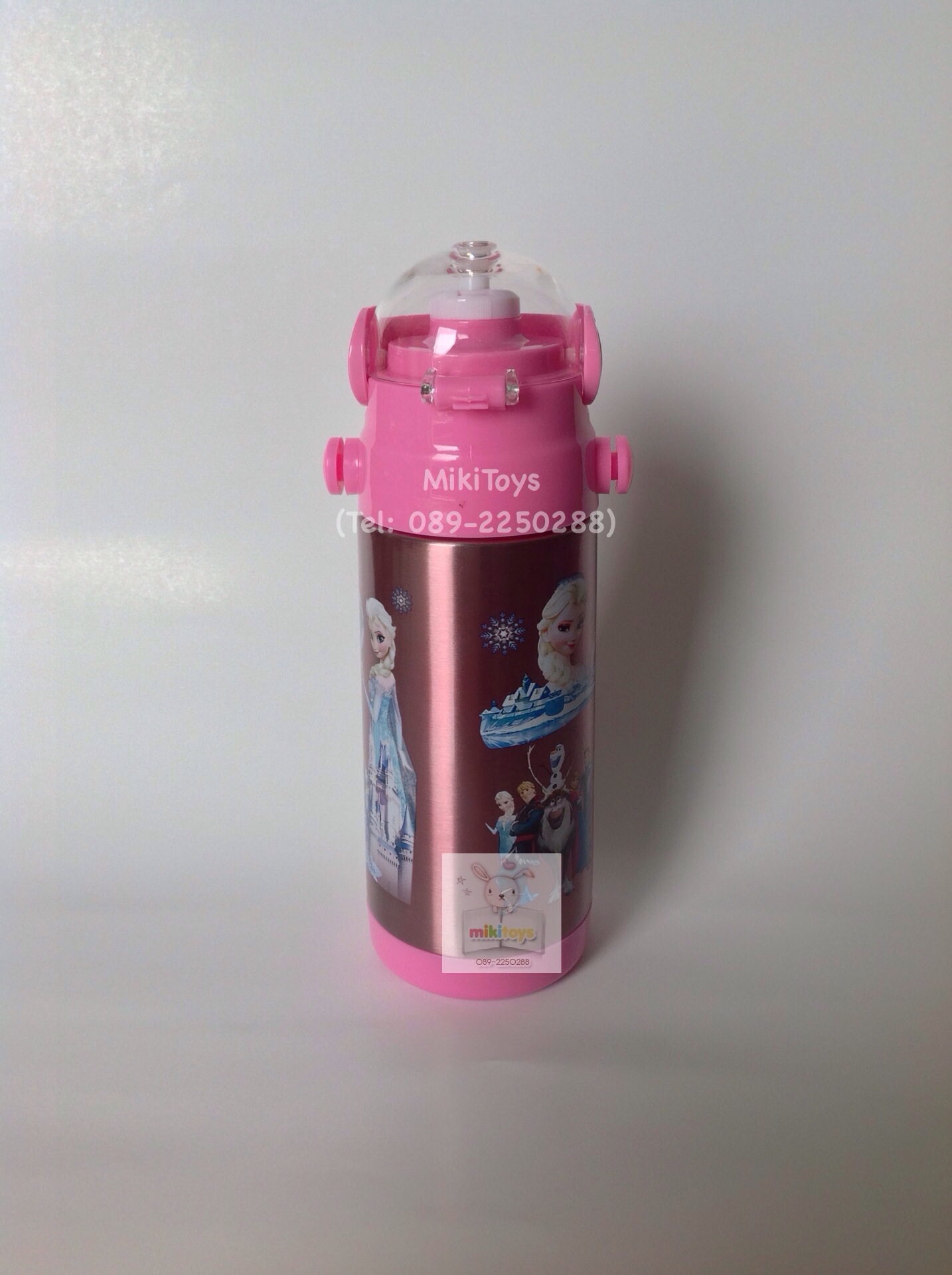 กระติกน้ำ Frozen Elsa &Anna (โฟรเซ่น :เอลซ่า /อันนา) มี2สีค่ะ สีฟ้าและสีชมพู รุ่นเก็บอุณหภูมิ