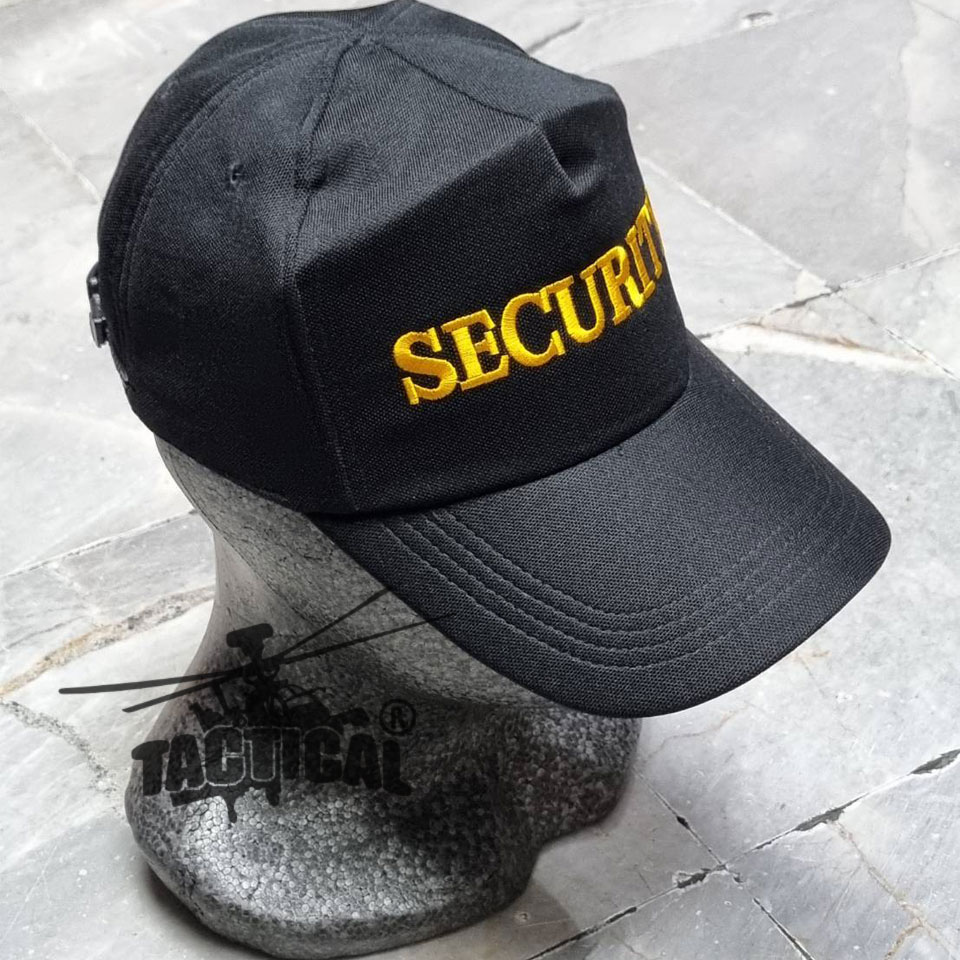 หมวกแก๊ป ซิปหลัง SECURITY