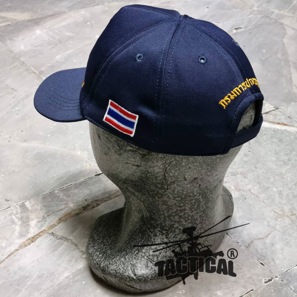 หมวกแก๊ป สิงห์แฉก กรมการปกครอง ซิปหลัง