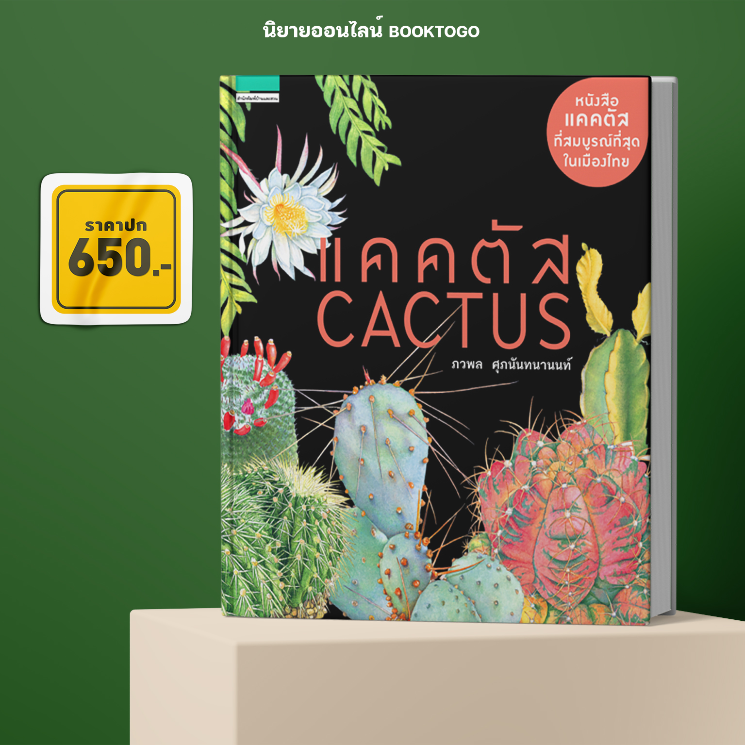 (พร้อมส่ง) แคคตัส Cactus (ปกแข็ง) ภวพล ศุภนันทนานนท์ บ้านและสวน