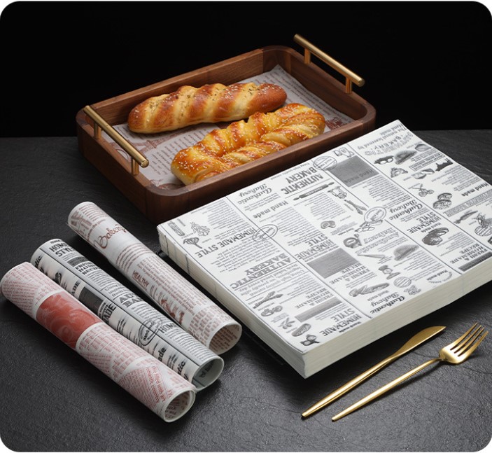 กระดาษไขรอง-ห่ออาหาร ขนาด 28x38 ซม. แพ็ค 50-100 ชิ้น