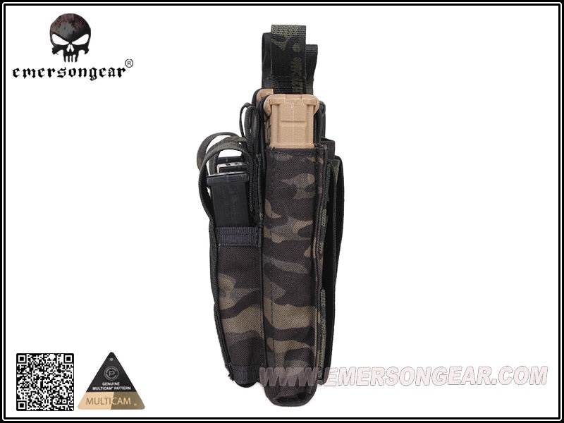 เพ้าแม็กกาซีน 5.56 Emerson 3 ช่อง 2 ชั้น ใส่ได้ 6 แม็ก