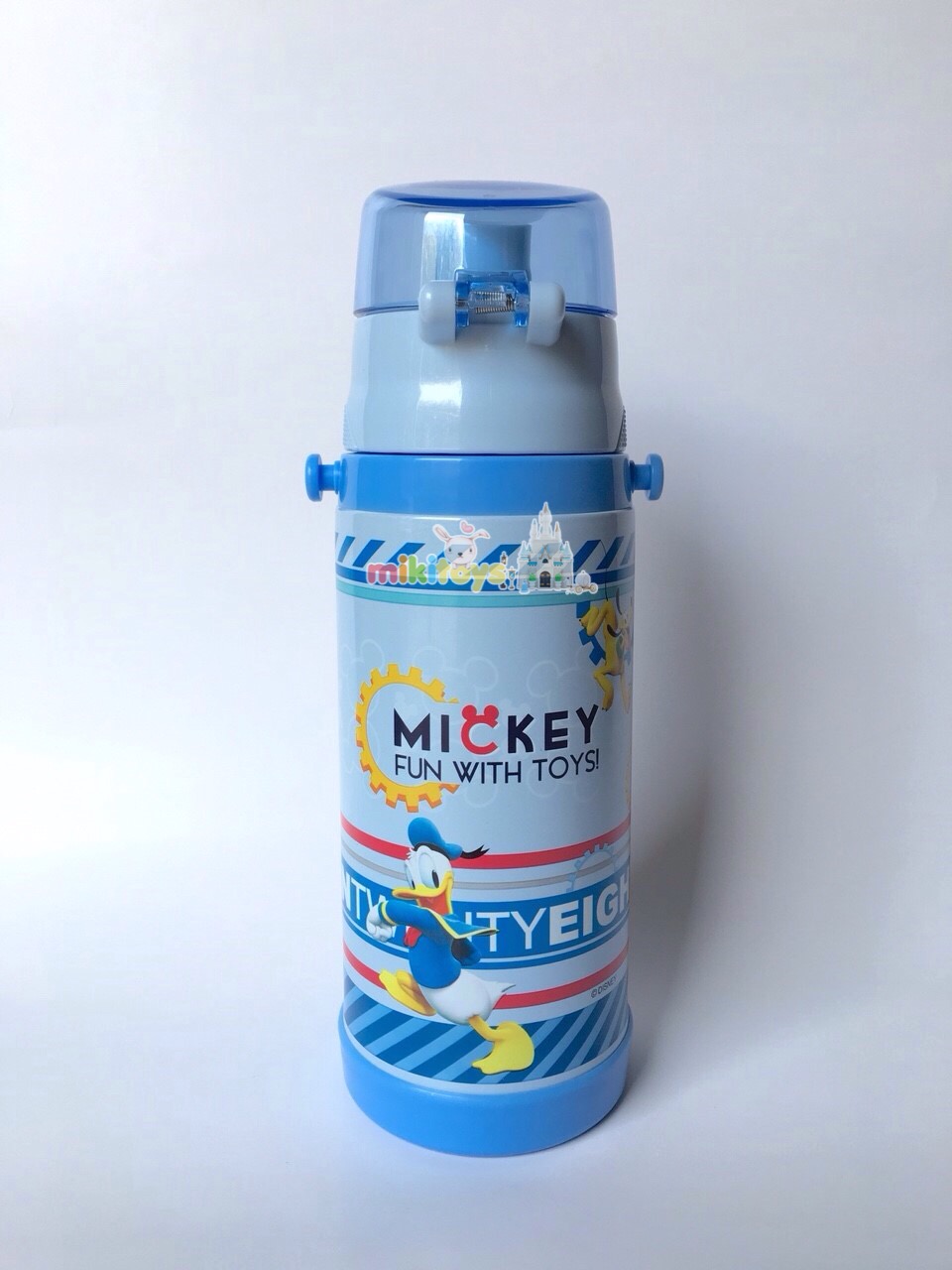 กระติกน้ำเก็บความเย็น รุ่นยกดื่ม มิกกี้เมาส์#ลาย1 Mickey Mouse (Mickey Fun with Toys)