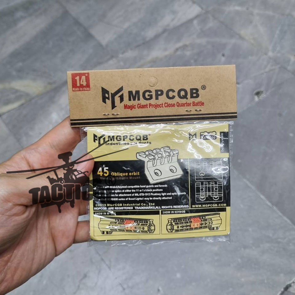 รางเฉียง ระบบ M-Lok & KeyMod ยี่ห้อ MGPCQB