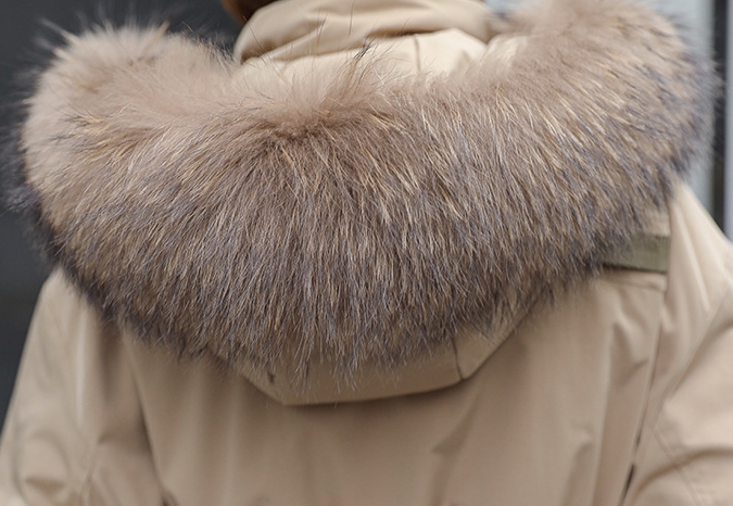 2324-0078 เสื้อกันหนาวไซส์ใหญ่ งานขนเป็ดนะคะ เฟอร์ถอดได้