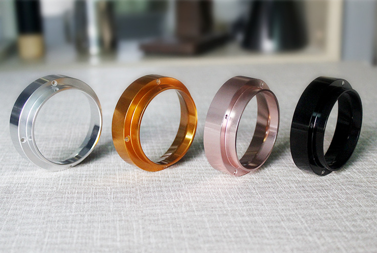 วงแหวนครอบด้ามชงกาแฟ อลูมีเนียม มีแม่เหล็ก 1610-519-C03 (สุ่มสี)