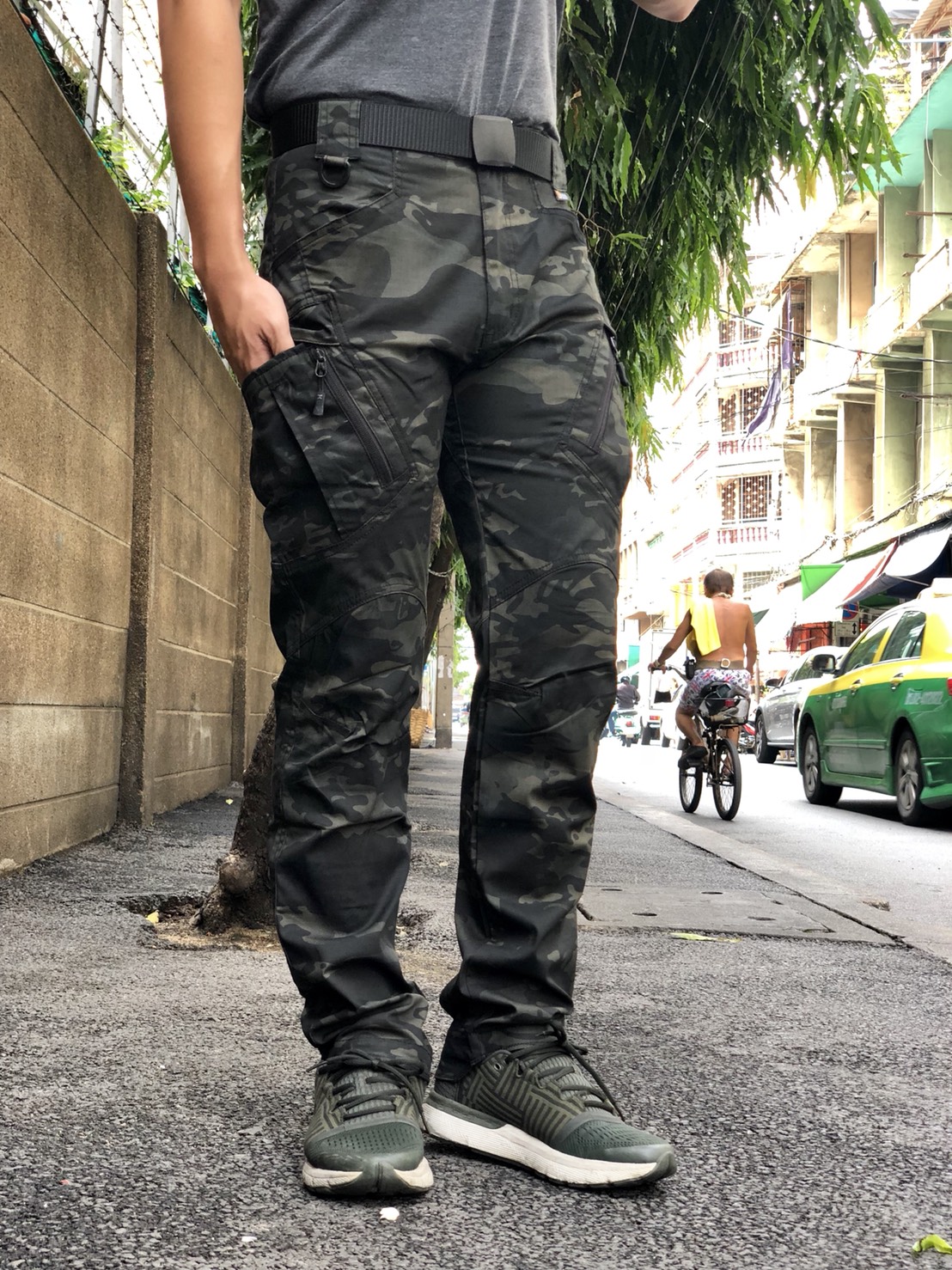 กางเกง Sector Seven IX9C มัลติแคมดำ MCBK ผ้าเบา ยืด กันน้ำ (ของแท้)