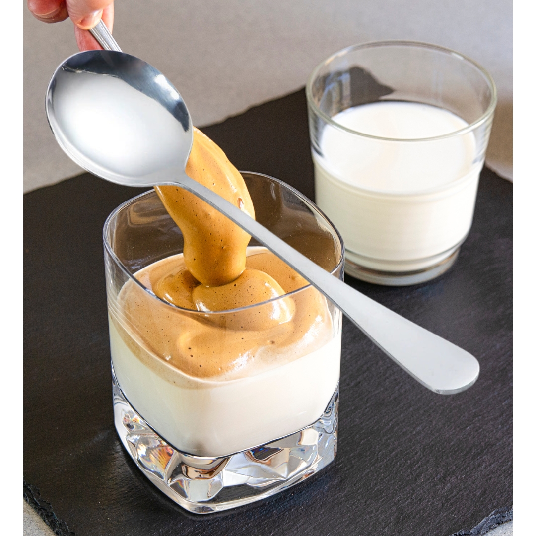 ช้อนตักฟองนม สำหรับตักฟองนมใส่แก้วกาแฟ สแตนเลส 304 รหัส 1610-116