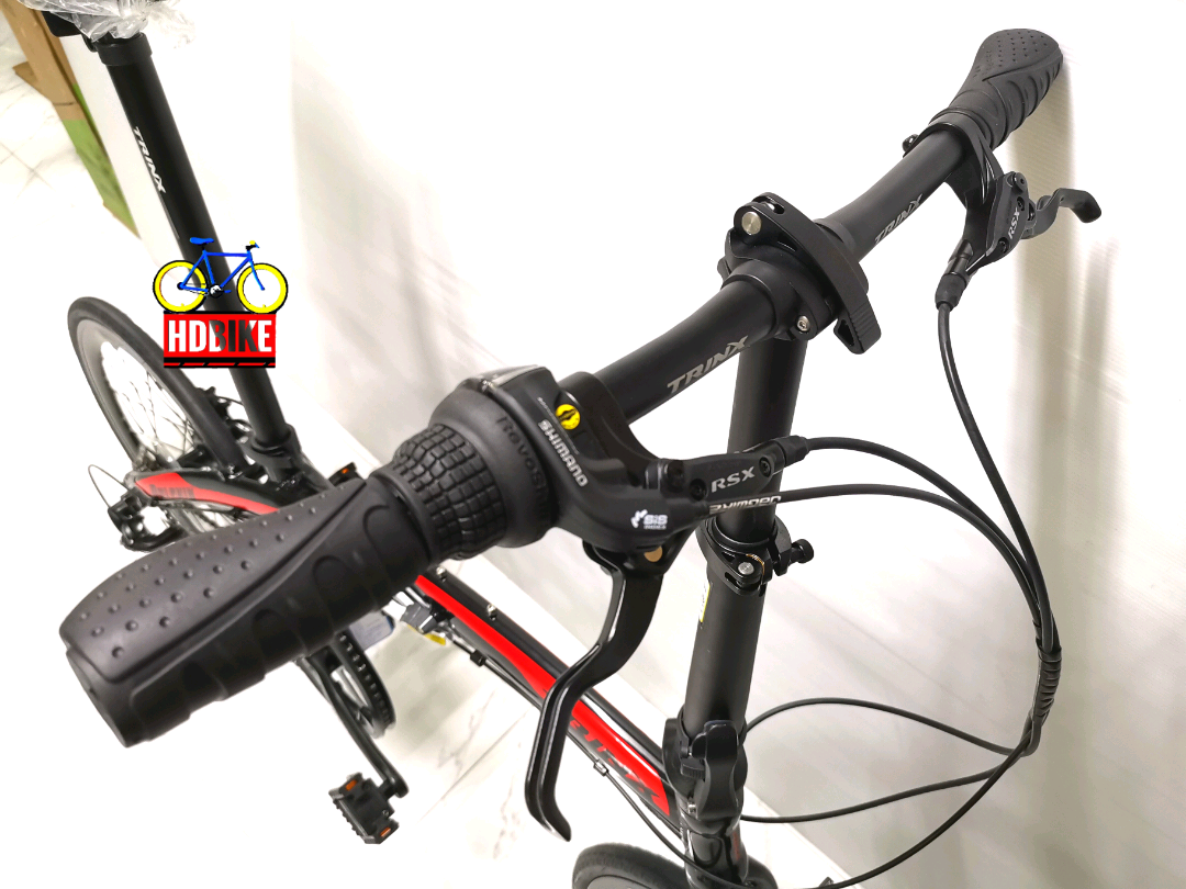 จักรยานพับได้ TRINX DOLPHIN 2.1 ล้อ 20 นิ้ว เกียร์ 7 สปีด ดิสเบรคน้ำมัน เฟรมอลูมิเนียม