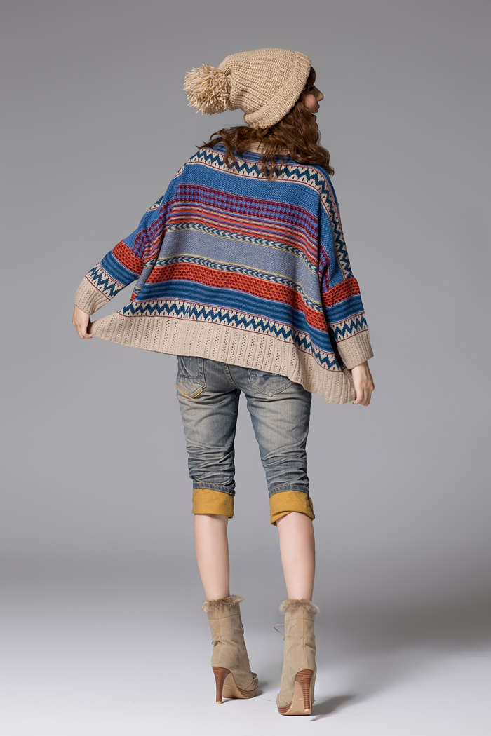 PreOrderไซส์ใหญ่ - เสื้อคลุมกันหนาวแฟชั่น ไซส์ใหญ่ คนอ้วน เสื้อไหมพรมทรงค้างคาว ใส่ได้ทั้งไซส์เล็ก ไซส์ใหญ่