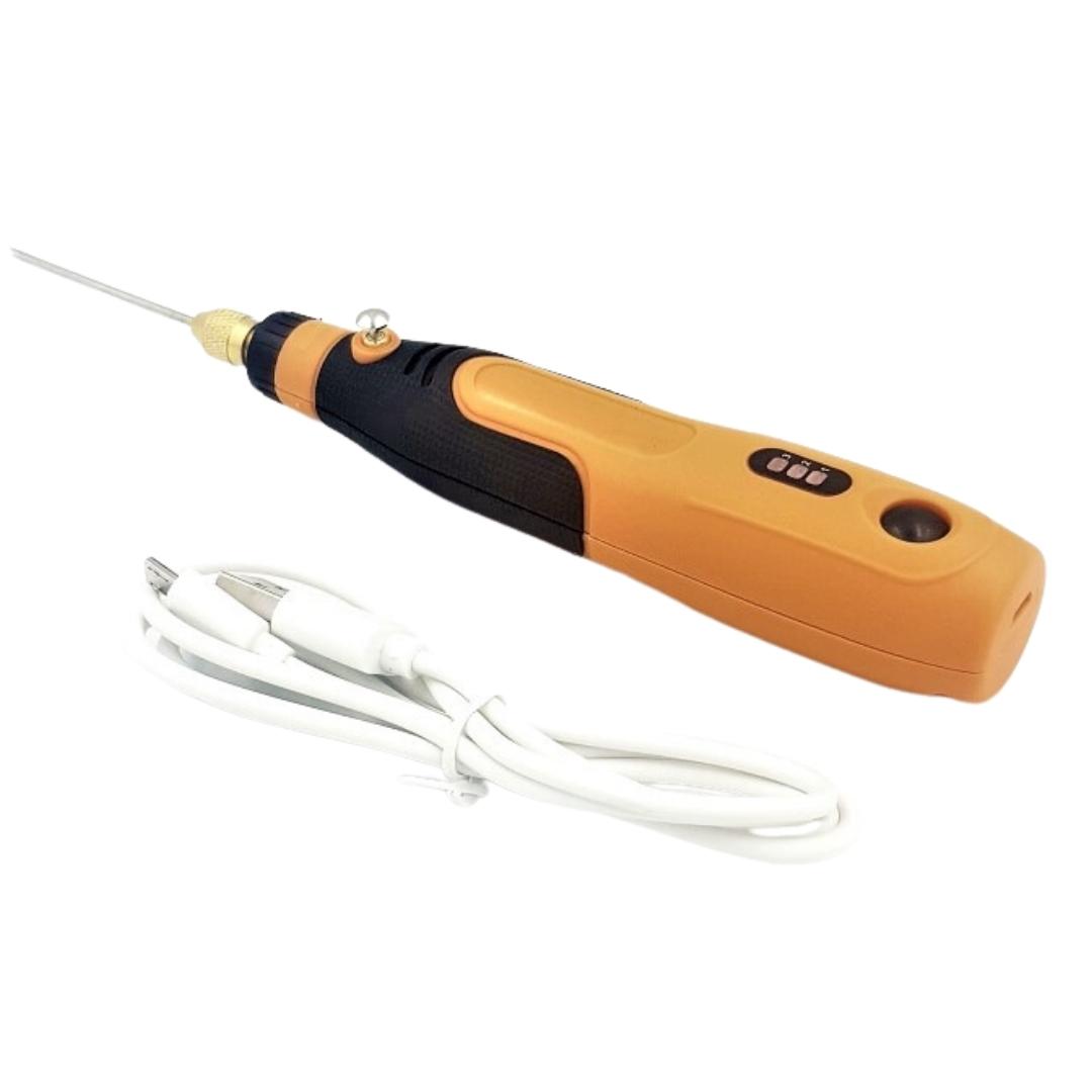 เครื่องตีฟองนม ระบบชาร์ตแบตเตอรี่ สาย USB 3.6V. สีส้ม รหัส 2350