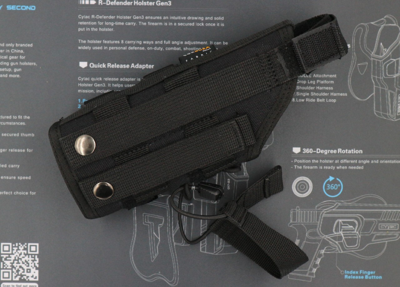 ซองปืนผ้า Cordura ติดเวส
