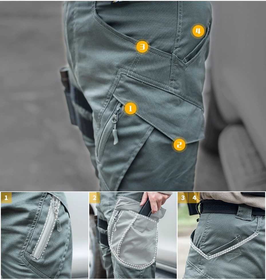 กางเกง Sector Seven IX9 เขียว ผ้าหนา ยืด กันน้ำ (ของแท้)