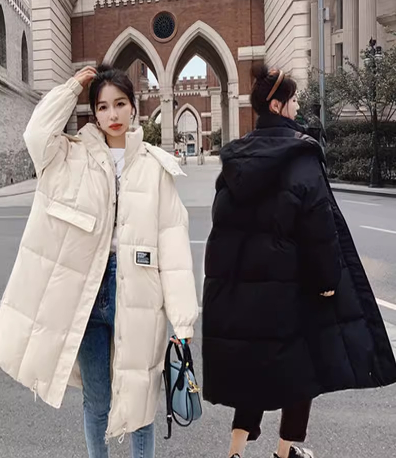 2324-0033 เสื้อแจ๊คเก็ตยาว Oversize เล็กใหญ่ใส่ได้จ้า