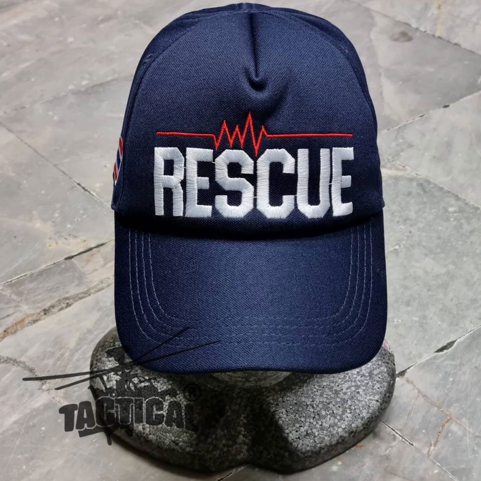 หมวกแก๊ป กรมท่า RESCUE ซิปหลัง