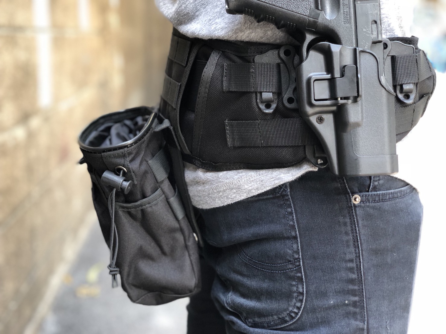 เข็มขัดบุนวม ใส่อุปกรณ์