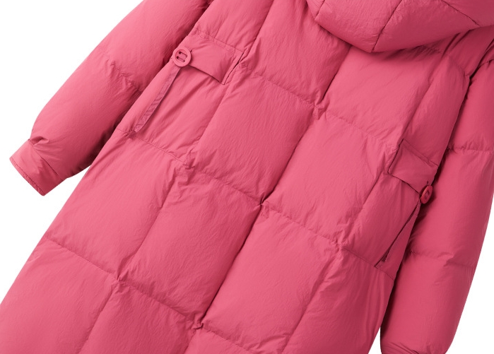 2324-0071 โค้ทไซส์ใหญ่ สีสวยอีกแล้ว ขนเป็ดนะคะ Hoodถอดไม่ได้